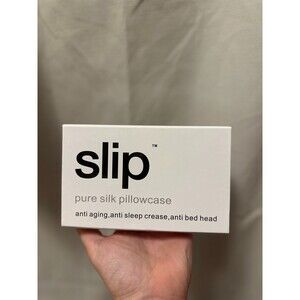 Slip Pure Silk Pillowcase Queen White Genuine Mulberry Silk Luxury Beauty Sleep